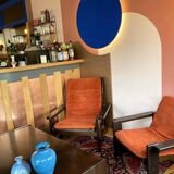 Vintage Yngve Ekström armchairs, set