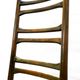 Series of 4 italian chairs with high backs vintage from the 50s