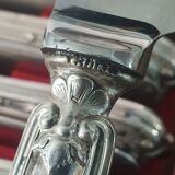 Lot of 12 silver knives stuffed 800 German monogram