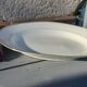former oval white and gold Limoges porcelain dish