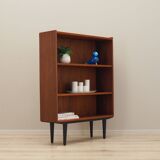 Bibliothèque en teck, design danois, années 1970, production : Danemark