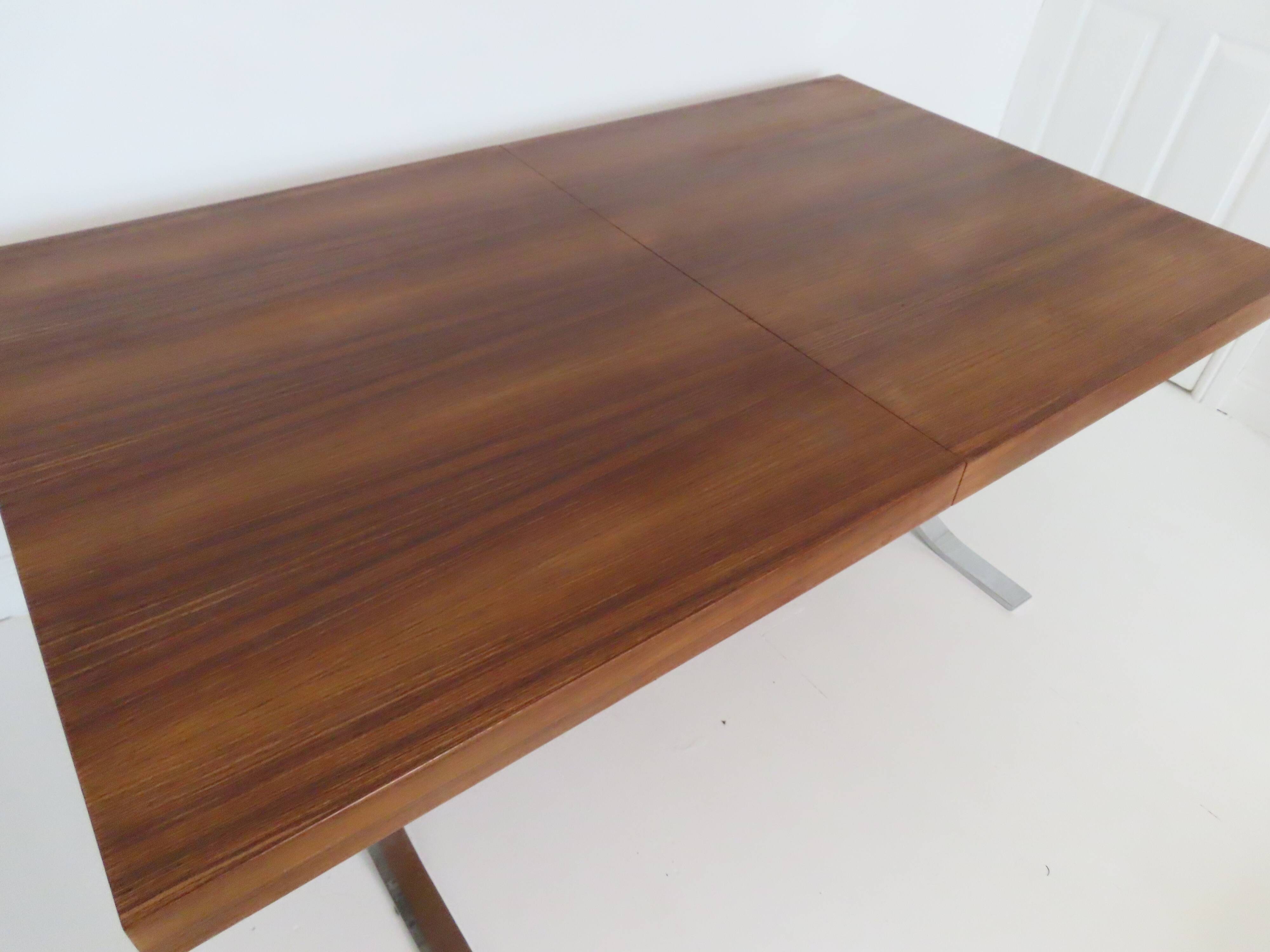 Rosewood Extending Dining Table By Milo Baughman For Thayer Coggin