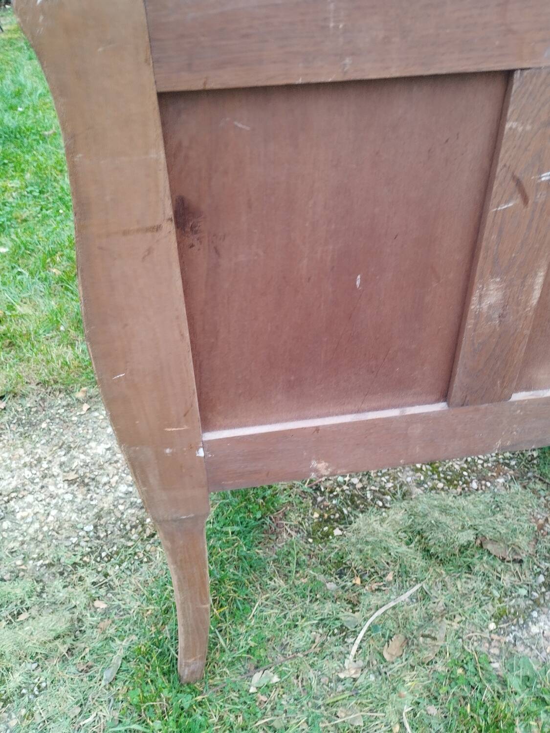 Louis XV style antique marquetry chest of drawers