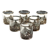 Verres vintage, manufacture milanaise, Italie, années 1960