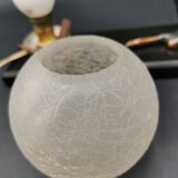 Lamp marble support deer Regulates