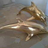 Brass dolphins