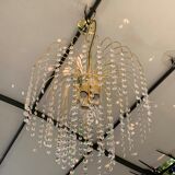 Crystal spider chandelier 1970
