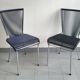 Suite de 4 chaises vintage scoubidou 1960