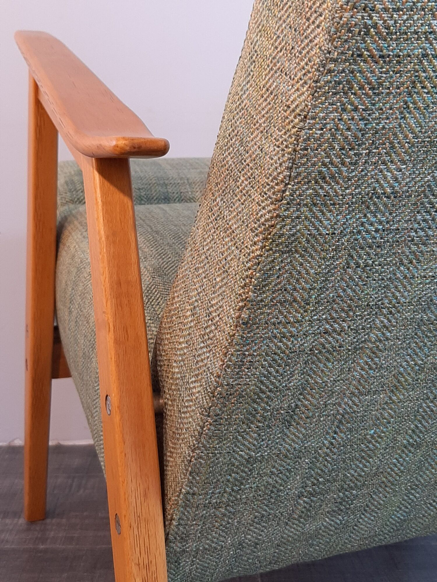 Pair of Interier Praha chairs, Czechoslovakian vintage 1960s