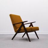 Mid-century Easy Model B armchair - 310 Var in Goldenrod velvet