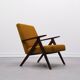 Mid-century Easy Model B armchair - 310 Var in Goldenrod velvet