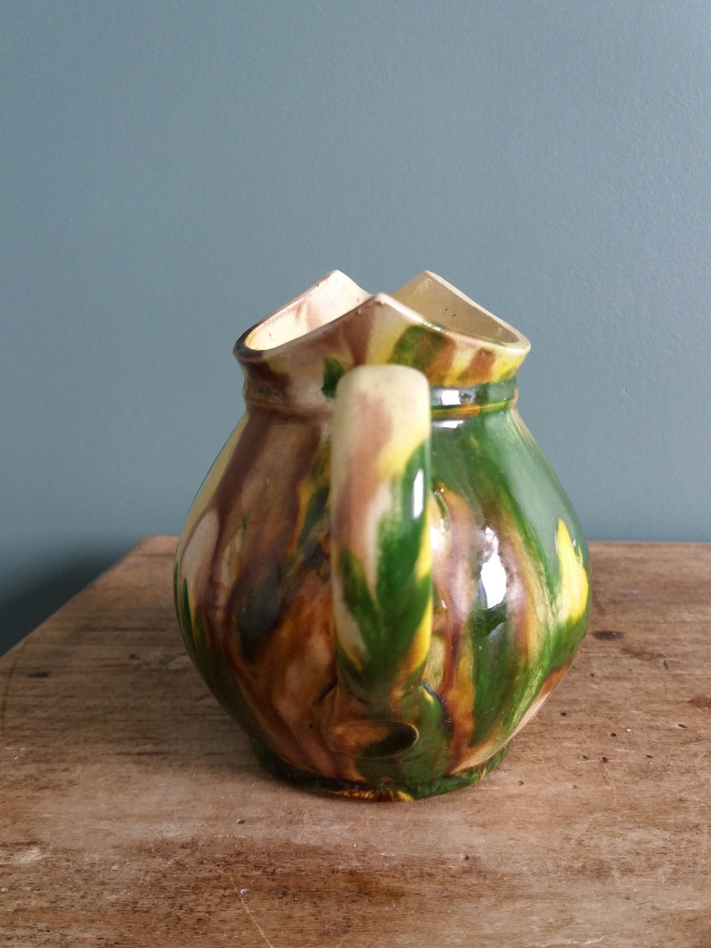 Handcrafted ceramic milk jug