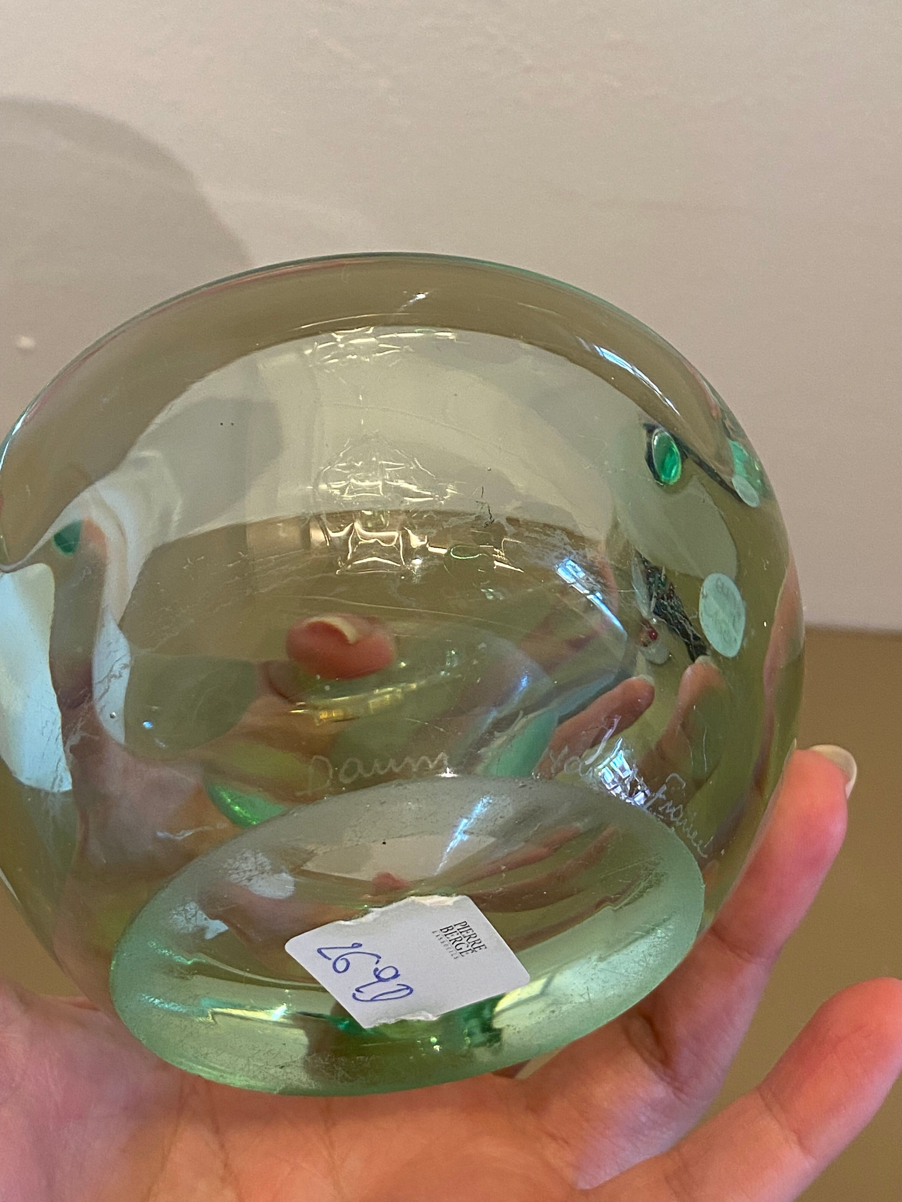 Daum crystal ashtray