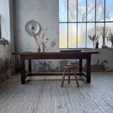 Rustic farmhouse table, solid oak, 2m