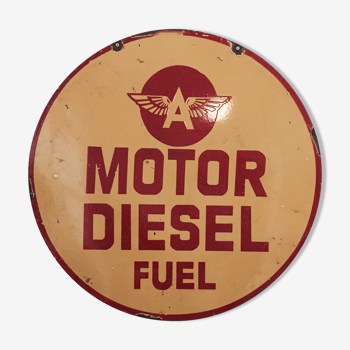Plaque émaillée Motor Diesel
