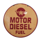 Enamelled plate Motor Diesel