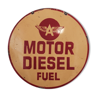 Plaque émaillée Motor Diesel