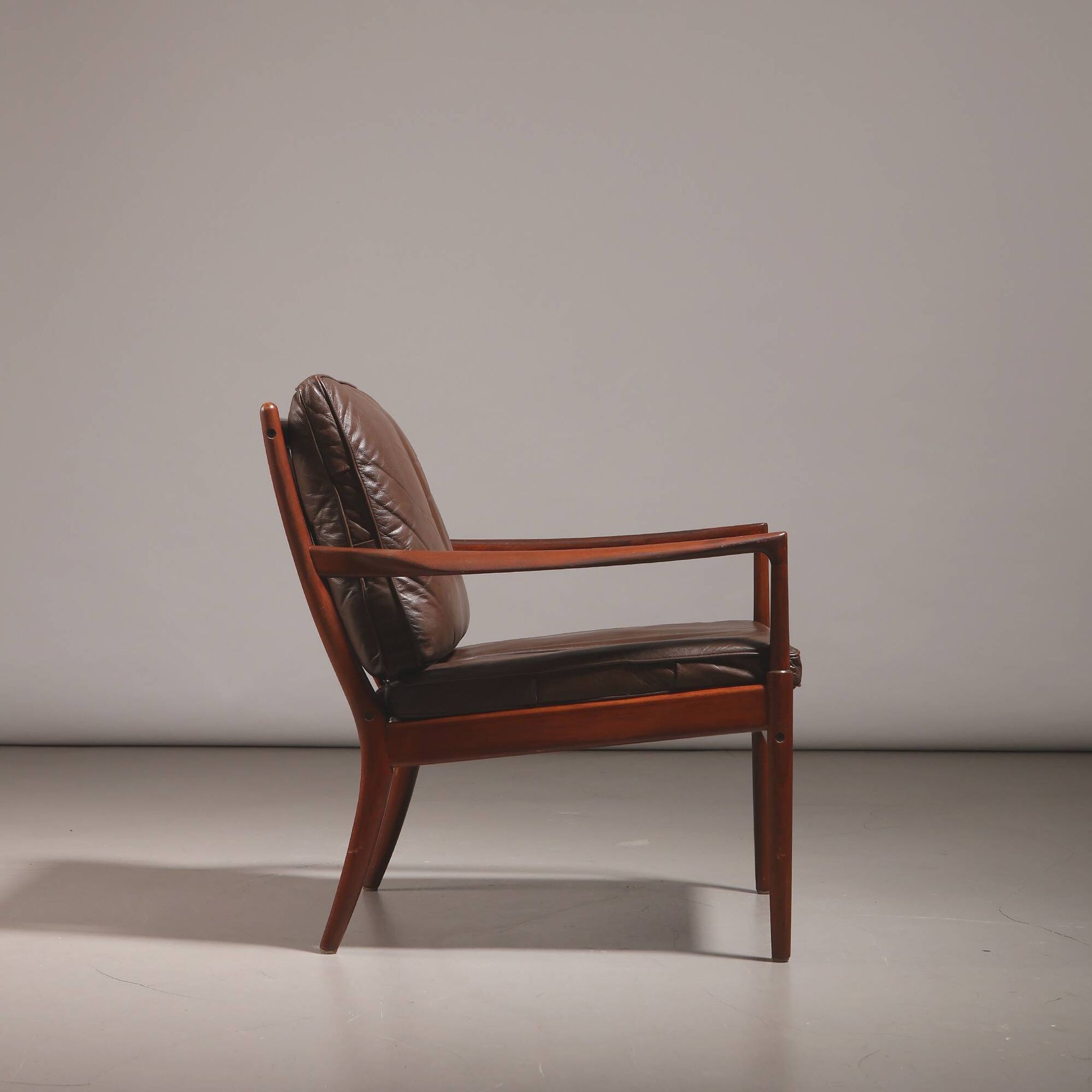 Ib Kofod-Larsen pour OPE Möbler 'Samso' fauteuil lounge, Suède, vers 1958