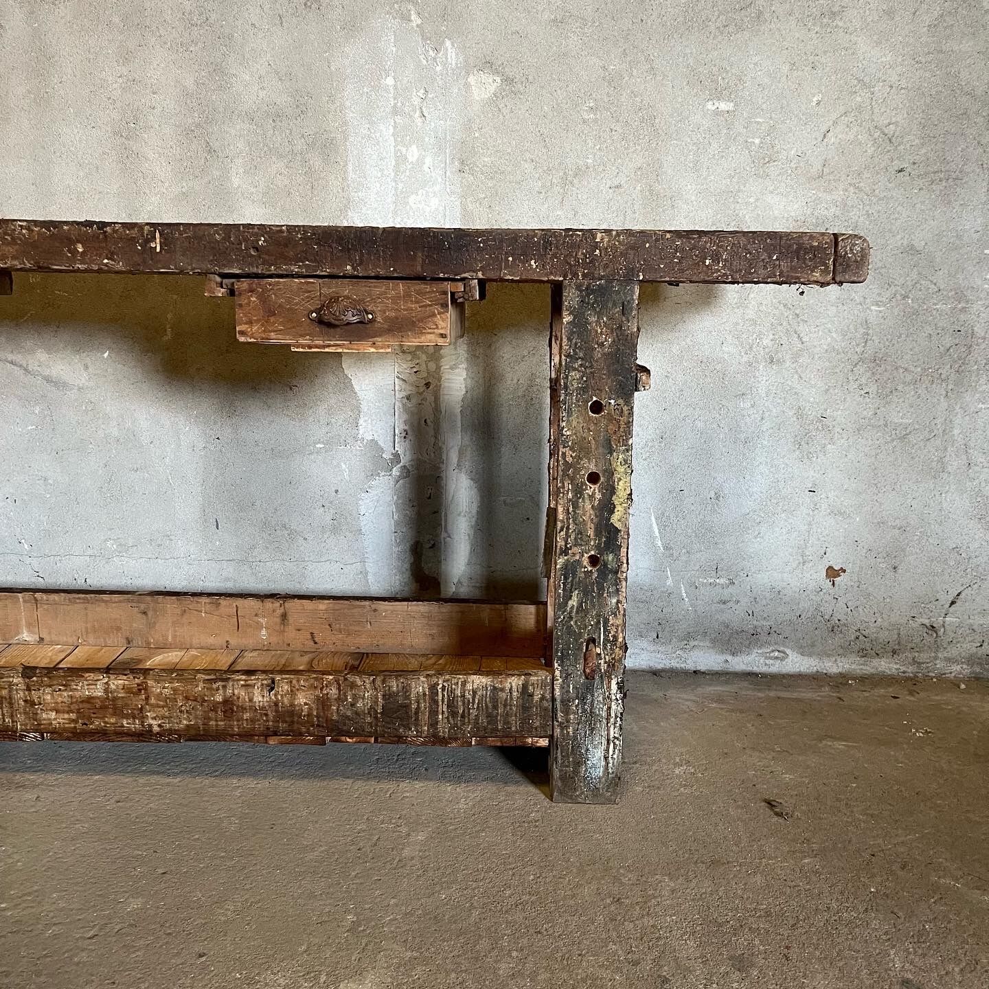 Old carpenter's workbench