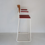 Vintage children's hairdresser chair 1950 Italy