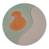 Graphic serving dish - K&G Lunéville earthenware factory