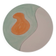 Graphic serving dish - K&G Lunéville earthenware factory