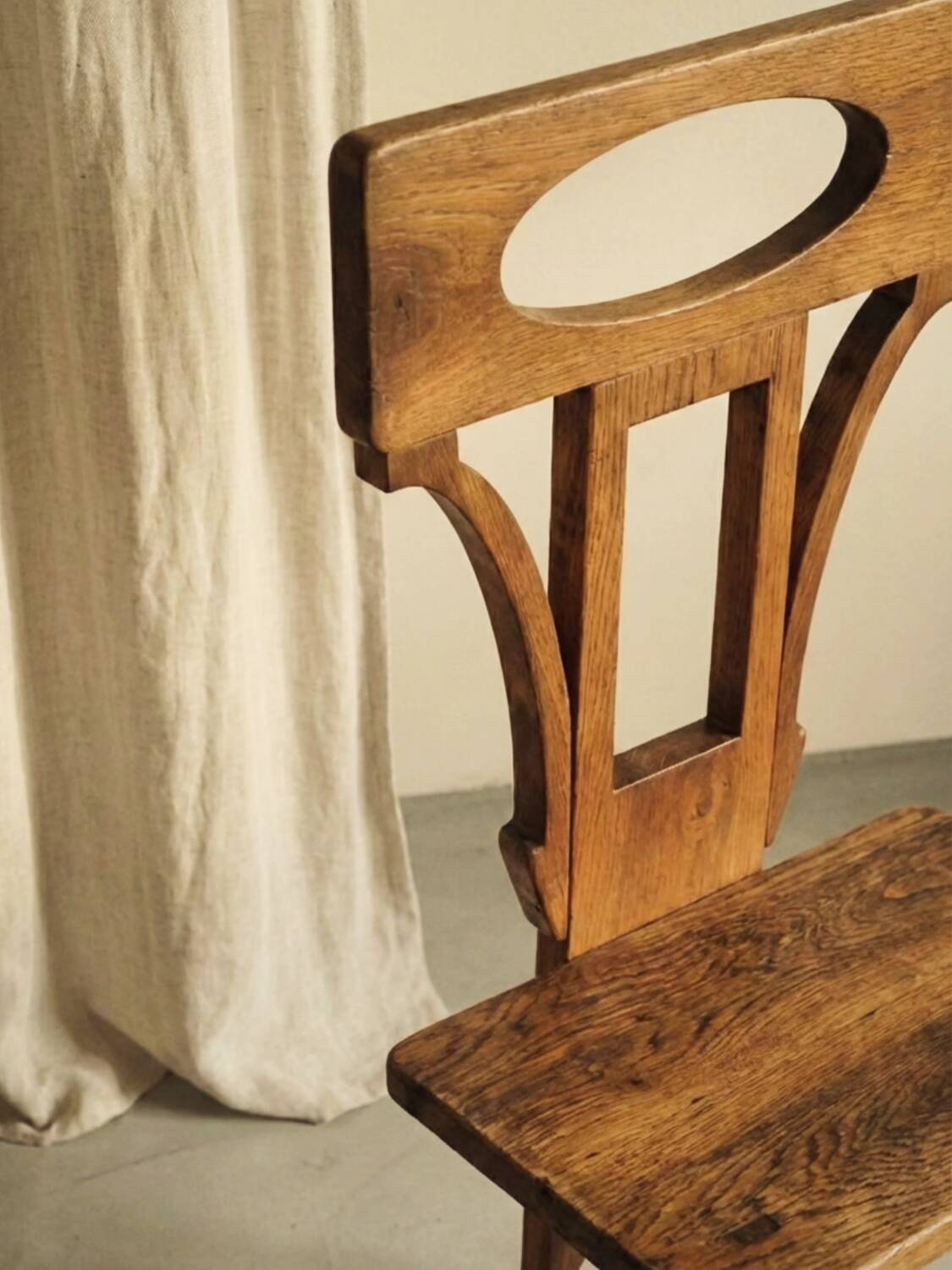 Art Nouveau chair prototype
