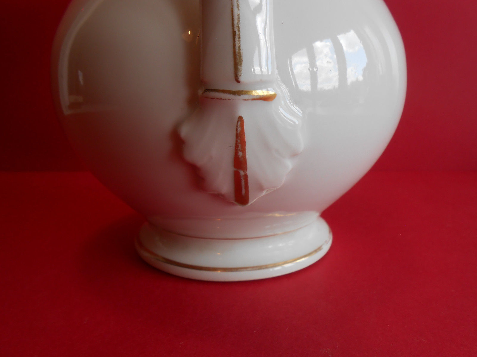 Porcelain white pitcher