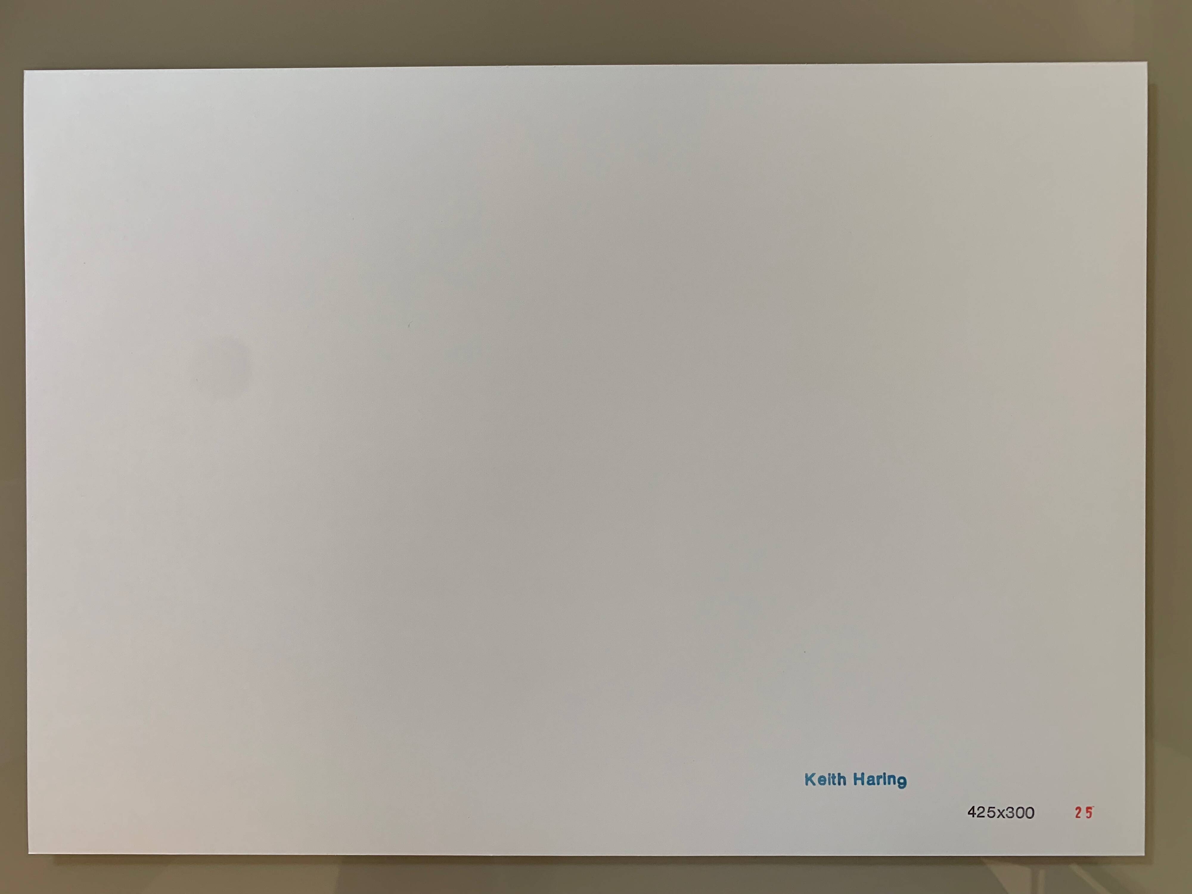 Keith haring poster “dance” 1987