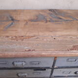 Industrial sideboard with 16 drawers