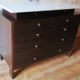 Mid century Italian mahogany and marble chest of drawers, 1960s