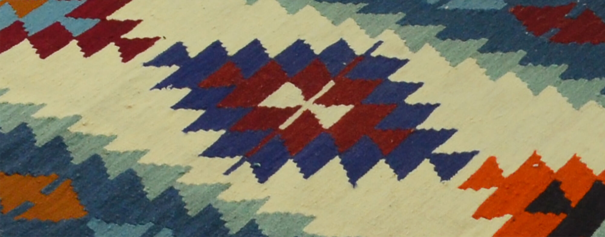 Anatolian handmade kilim rug 354 cm x 92 cm