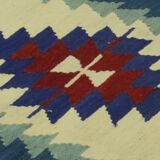 Anatolian handmade kilim rug 354 cm x 92 cm