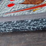 1960s wall decor in lava stone