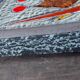 1960s wall decor in lava stone