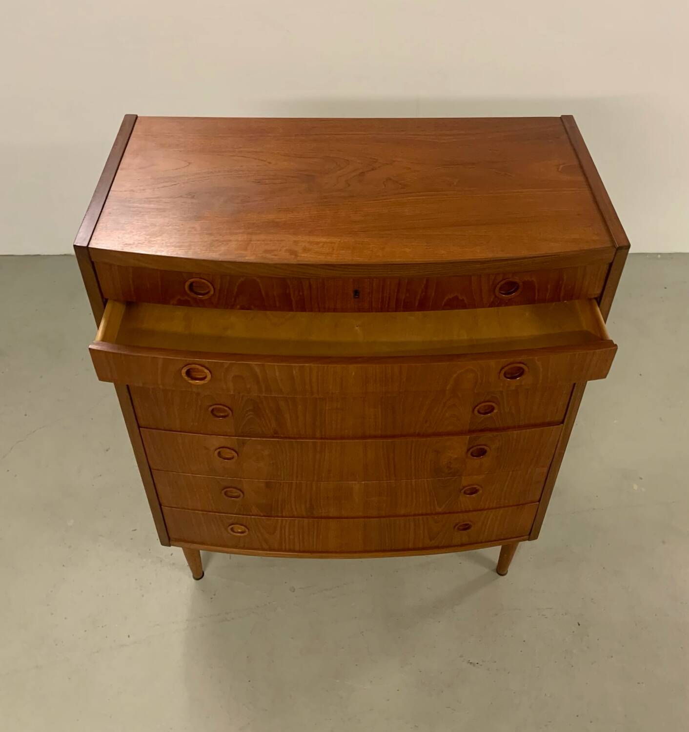 Danish Teak Chest of Drawers MCM 60s