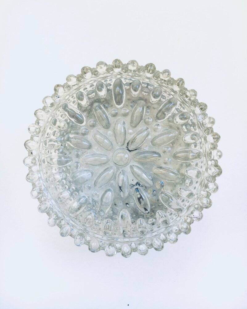 Wall lamp in glass by Helena Tynell for Glashütte Limburg, 1960s