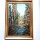 Landscape in the Forest, Painting by Gaston Blondeau (1886-1979)