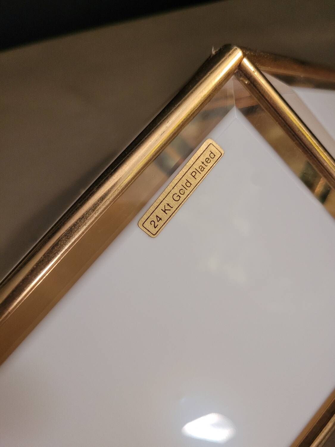 Italian wall light in glass and 24-carat gold plating