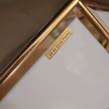 Italian wall light in glass and 24-carat gold plating