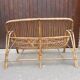 Old rattan bench