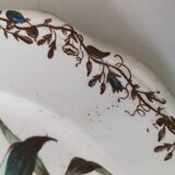 Sanejouand & Graves Clairefontaine plate, polychrome Tavia decoration