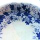 Fruit cup on pedestal, signed Creil Montereau, Flora: Hawthorn and oats