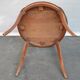 Vintage coffee table style Louis XV Oak h52