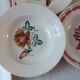 Set of 6 hollow plates Digoin Sarreguemines mismatched