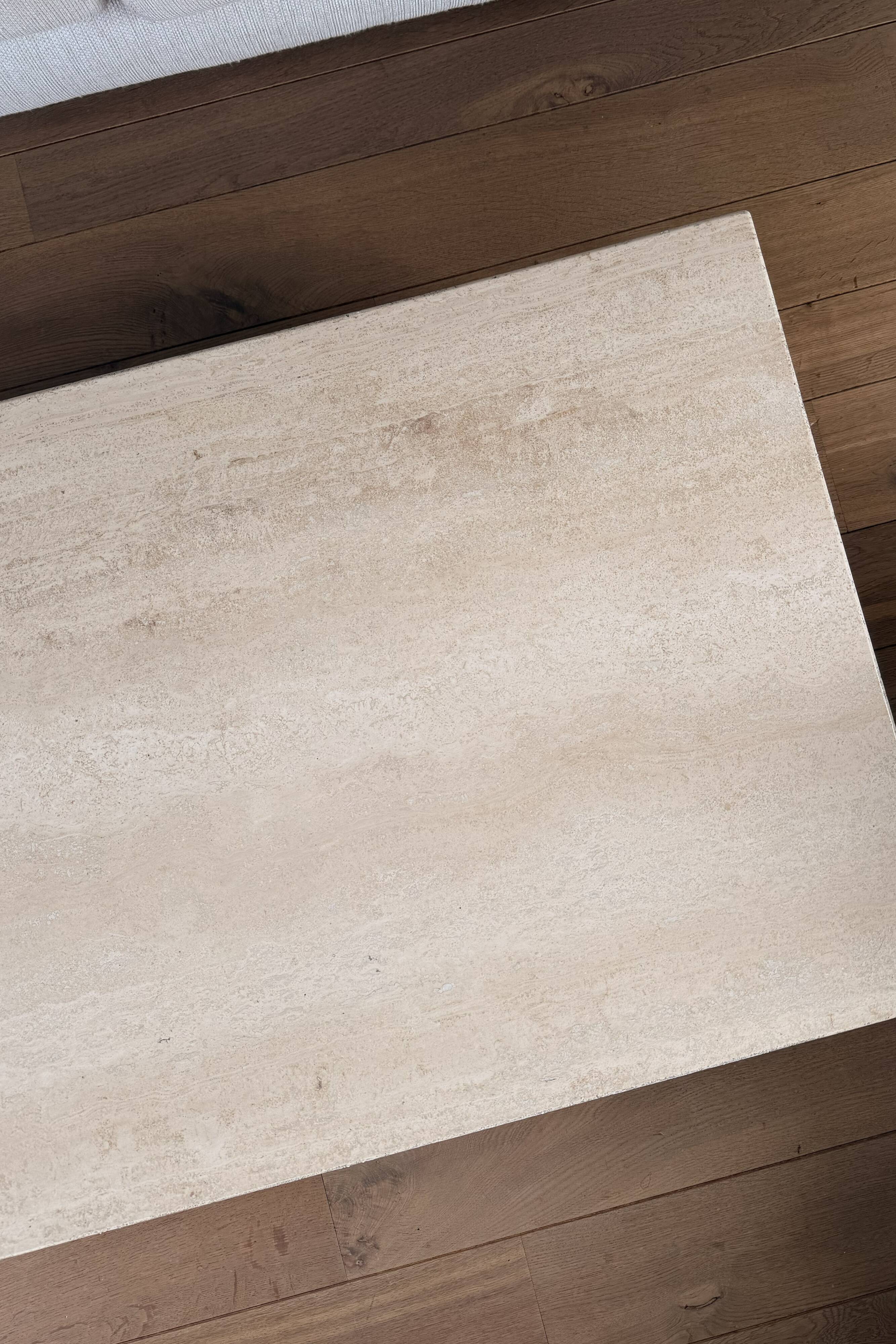 Vintage Travertine Coffee Table