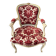 Louis XV style cabriolet armchair