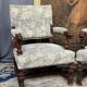 Paire de fauteuils de style Renaissance.
