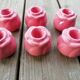 Lot de bougeoirs forme bouton de rose