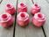 Set of candle holders shaped rosebud